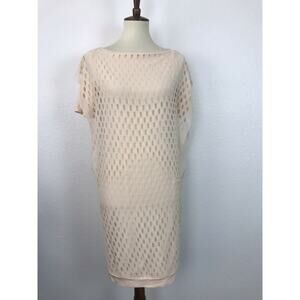 COS Pullover Laser Cut Stretch Knit Bodycon Dress Daytime